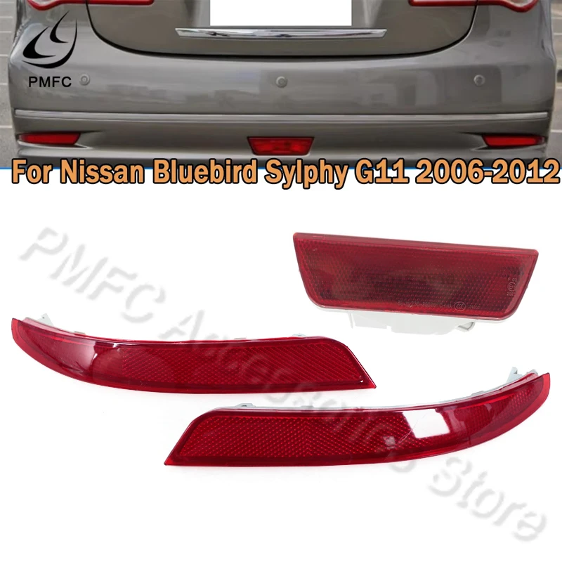 PMFC For Nissan Sylphy Bluebird G11 2006 2007 2008 2009 2010-2012 Car Rear Bumper Brake Light Reflector Fog Lamp 26580-EW80A
PMFC For Nissan Sylphy Bluebird G11 2006 2007 2008 2009 2010-2012 Car Rear Bumper Brake Light Reflector Fog Lamp 26580-EW80A