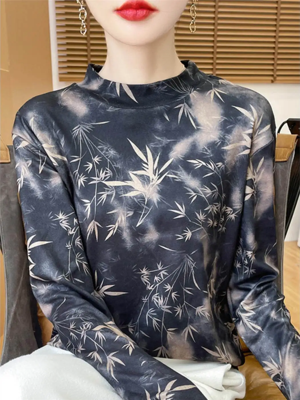 New Chinese Sle Water Ink Print Faion Retro 2024 Autumn Winter f High Collar Base Layer Top Double Sided Velvet Warmth
New Chinese Sle Water Ink Print Faion Retro 2024 Autumn Winter f High Collar Base Layer Top Double Sided Velvet Warmth