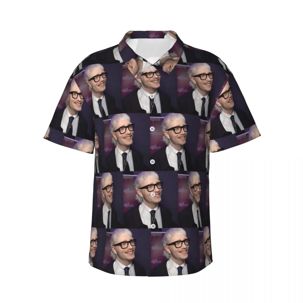 Joost Klein Funny Head Men's Shirts Hawaiian Short Sleeve Shirt Funny Lapel Tops for Summer Beach
Joost Klein Funny Head Men's Shirts Hawaiian Short Sleeve Shirt Funny Lapel Tops for Summer Beach