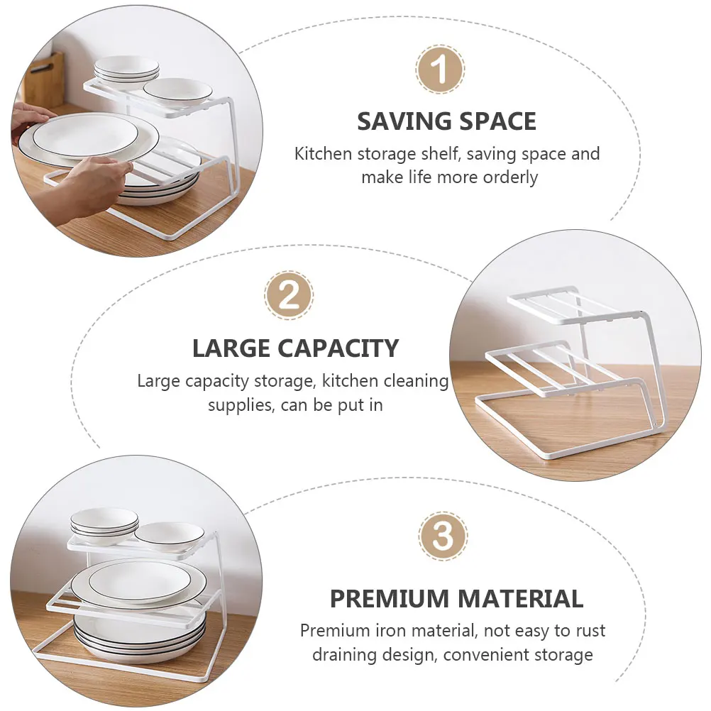 Multi-layer Iron Dish Rack Storage Shelf Kitchen Organization Large Capacity Draining Ventilated Drying Racks Bowl Cutlery
Multi-layer Iron Dish Rack Storage Shelf Kitchen Organization Large Capacity Draining Ventilated Drying Racks Bowl Cutlery