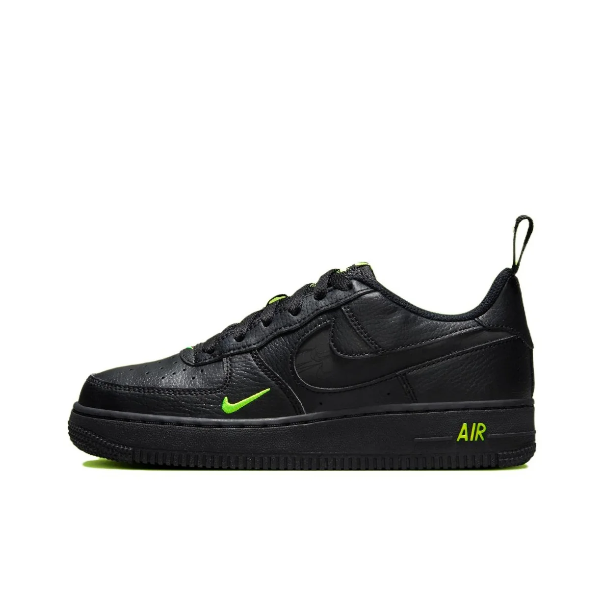 Nike Air Force 1, Low Black Volt GS FV7020-001
Nike Air Force 1, Low Black Volt GS FV7020-001