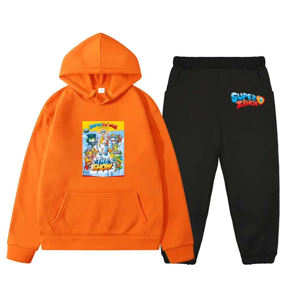 Kids Boutique Clothes Super Zings Game Autumn Hooded Sets Fleece Jacket Boys Girls Pullovers with Pocket Long Sleeve Original
Kids Boutique Clothes Super Zings Game Autumn Hooded Sets Fleece Jacket Boys Girls Pullovers with Pocket Long Sleeve Original