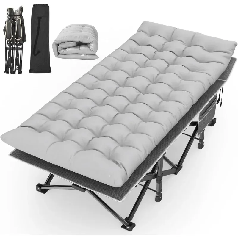 Camping Cot, 32In XXL Folding Camping Cot Heavy Duty Sleeping Bed for Adults 1200D Double Layer Oxford Cots for
Camping Cot, 32In XXL Folding Camping Cot Heavy Duty Sleeping Bed for Adults 1200D Double Layer Oxford Cots for