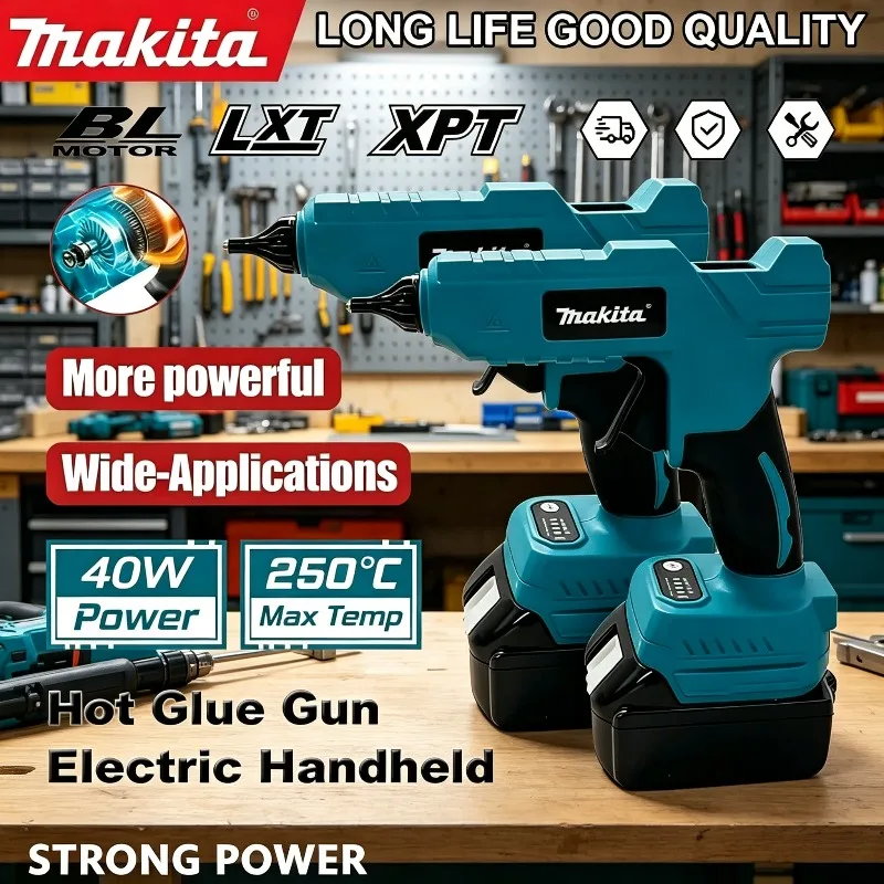 Makita Cordless Electric Handheld Hot Glue Gun Hot Air Gun Anti-scald NozzleTool Repair DIY Hot Melt Welding
Makita Cordless Electric Handheld Hot Glue Gun Hot Air Gun Anti-scald NozzleTool Repair DIY Hot Melt Welding