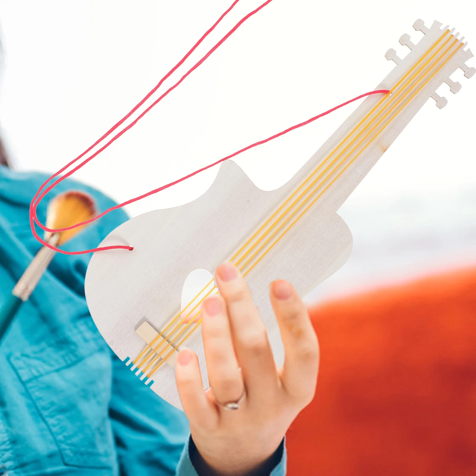 2 Pcs Musical Toys Wooden Guitar Small Toddler DIY Self Made Instruments for Kids Craft Guitars
2 Pcs Musical Toys Wooden Guitar Small Toddler DIY Self Made Instruments for Kids Craft Guitars
