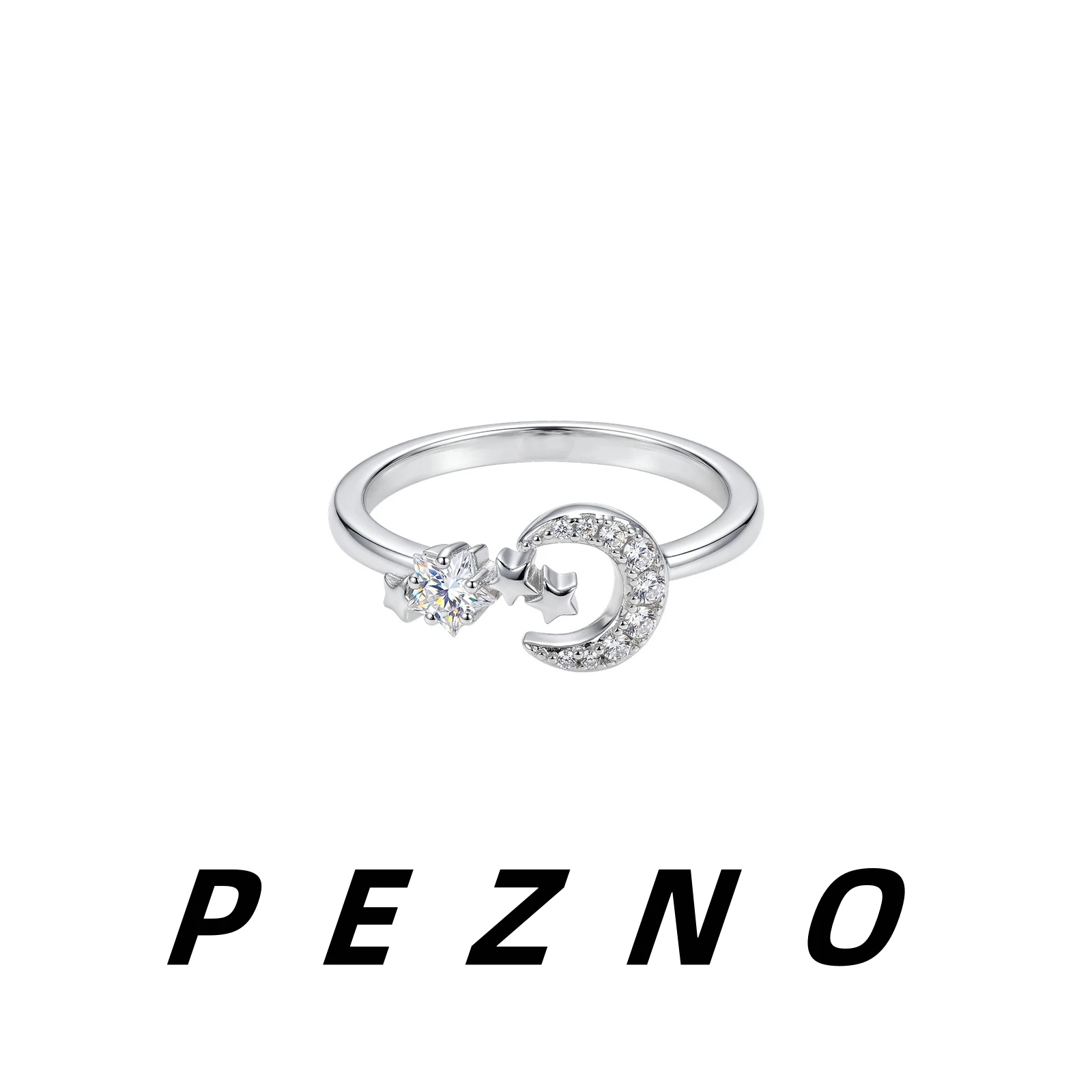 Dainty Silver Crescent Moon Star Ring for Women, Adjustable Open Ring with Cubic Zirconia, Minimalist Daily Wear Promise Jewelry
Dainty Silver Crescent Moon Star Ring for Women, Adjustable Open Ring with Cubic Zirconia, Minimalist Daily Wear Promise Jewelry