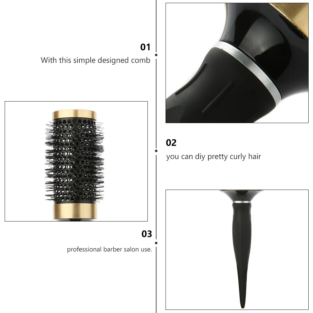 Hair Curling Comb Lightweight Durable Roller Comb For Home Salon Use Ergonomic Design Promotes Blood Circulation Styling Tool
Hair Curling Comb Lightweight Durable Roller Comb For Home Salon Use Ergonomic Design Promotes Blood Circulation Styling Tool
