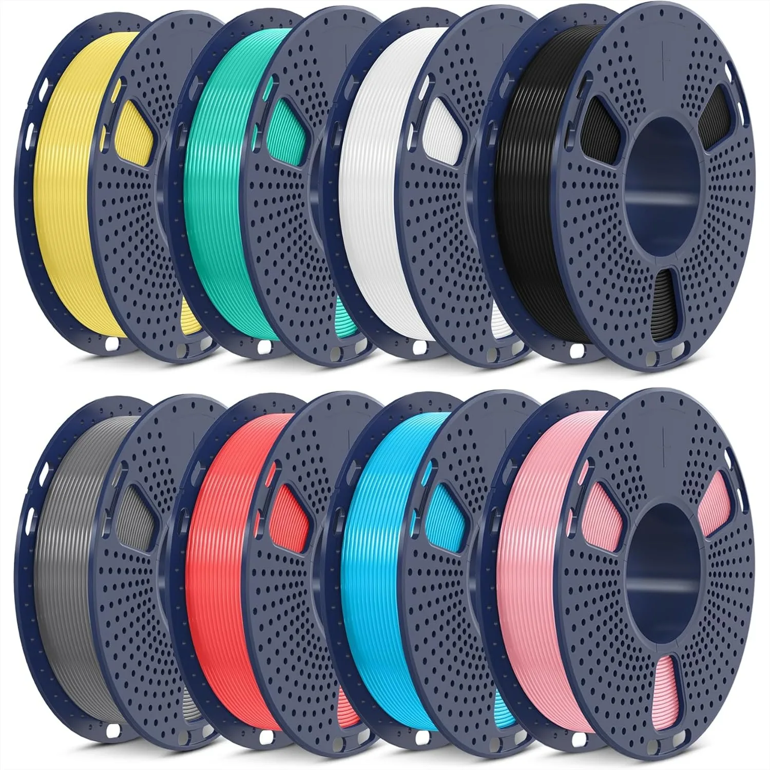 250G PLA Meta Filament Bundle, Fast Printing 3D Printer Filament 1.75mm, 8 Rolls Multicolor
250G PLA Meta Filament Bundle, Fast Printing 3D Printer Filament 1.75mm, 8 Rolls Multicolor