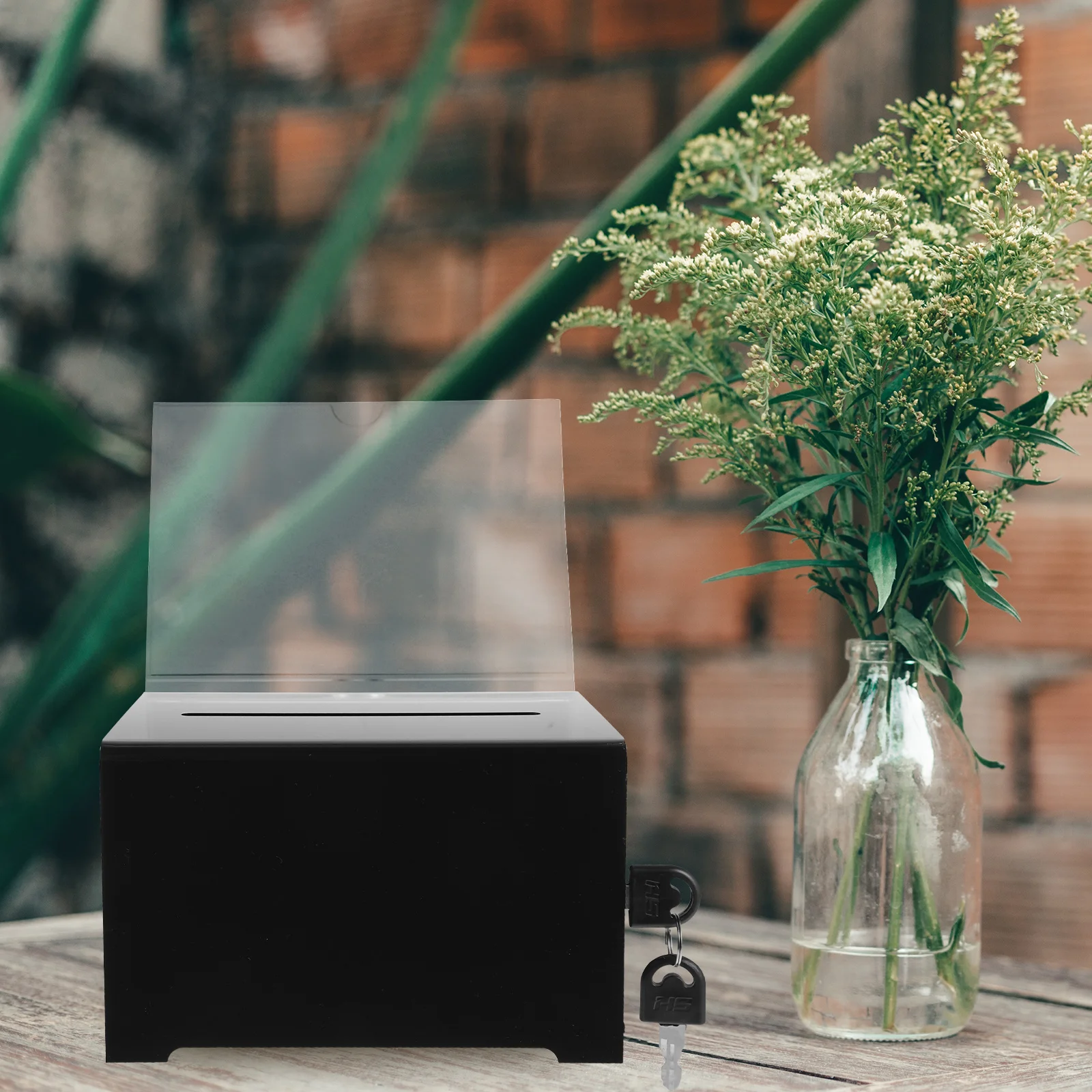 Donation Box with Lock Sturdy Acrylic Material Ideal for Schools Offices Churches Fundraising and Voting Donation Box
Donation Box with Lock Sturdy Acrylic Material Ideal for Schools Offices Churches Fundraising and Voting Donation Box