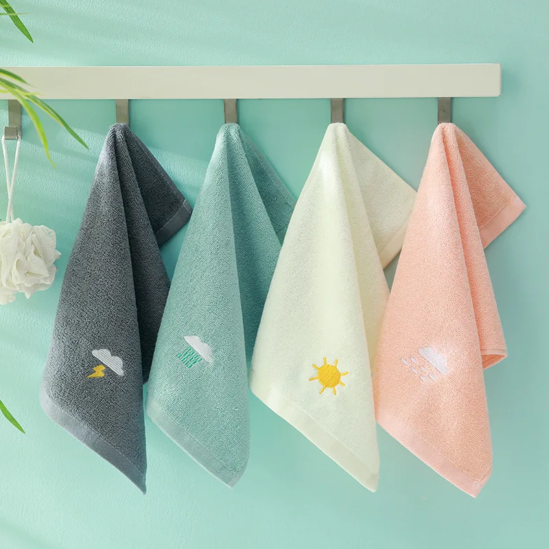 25*45cm Cute Cotton Towels Soft Cartoon Weather Animal Fruit Embroidered Baby Children Hand Face Washing Towels High Absorbent
25*45cm Cute Cotton Towels Soft Cartoon Weather Animal Fruit Embroidered Baby Children Hand Face Washing Towels High Absorbent