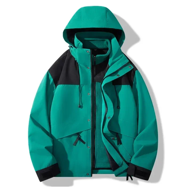 New Windbreaker Jacket Autumn Winte3-in-1 Detachable Anti-storm Jacket Warm Fleece Waterproof Coat Outdoor Mountain Clothing
New Windbreaker Jacket Autumn Winte3-in-1 Detachable Anti-storm Jacket Warm Fleece Waterproof Coat Outdoor Mountain Clothing