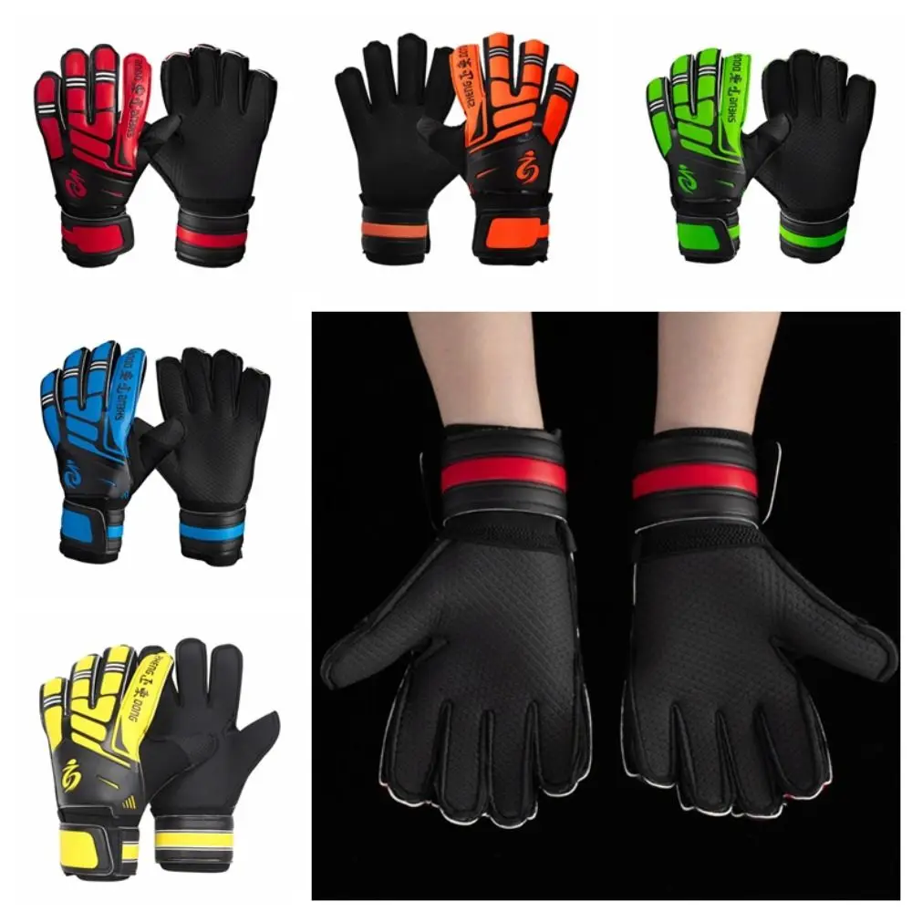 1 Pair of Breathable Goalkeeper Gloves Thick Latex Anti-slip Goalkeeper Training Gloves Comfort Wear-resistant Football Gloves
1 Pair of Breathable Goalkeeper Gloves Thick Latex Anti-slip Goalkeeper Training Gloves Comfort Wear-resistant Football Gloves