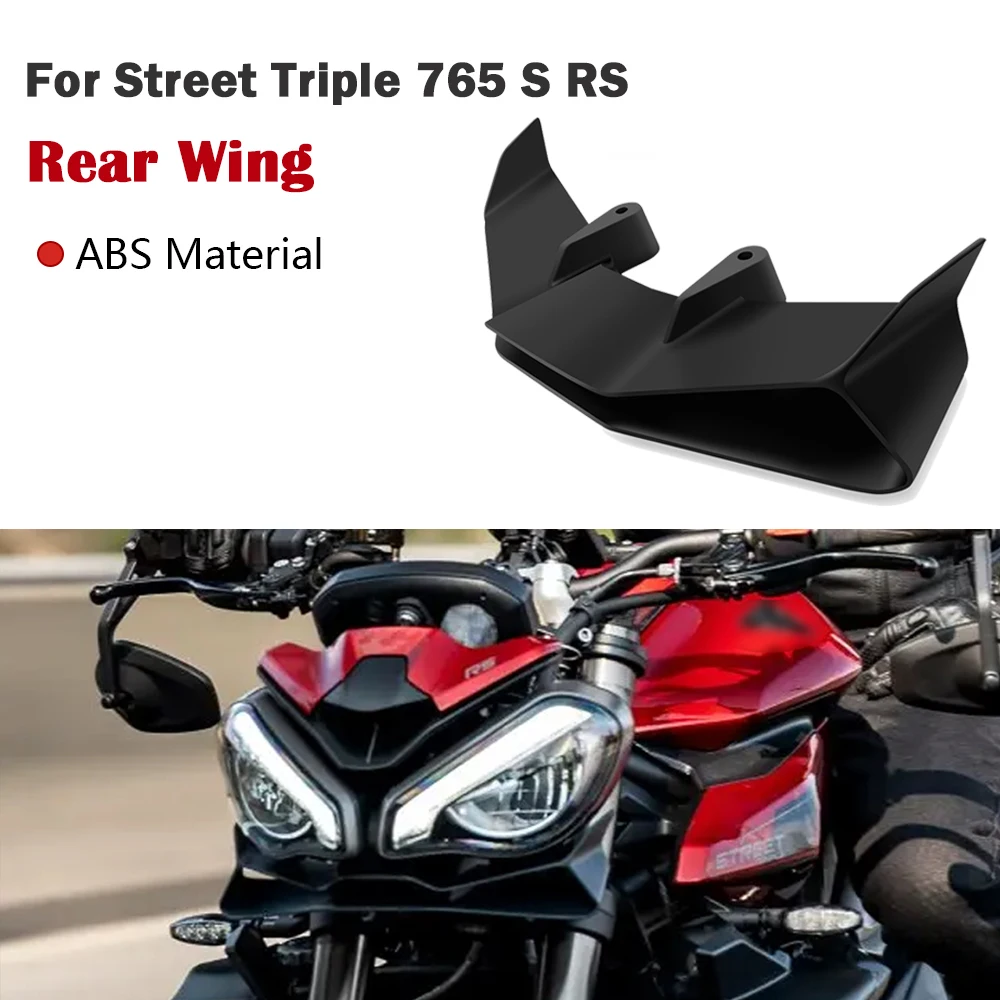 For Street Triple 765 RS 2024 2023 Street Triple 765 S RS 2017-2024 Motorcycle Front Lip Fixed Wing Fairing Frontal Spoilers Kit
For Street Triple 765 RS 2024 2023 Street Triple 765 S RS 2017-2024 Motorcycle Front Lip Fixed Wing Fairing Frontal Spoilers Kit