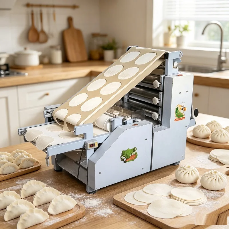Automatic Tortilla Roti Press Machine Commercial Flat Bread Dough Sheeter For Pizza Base Dumpling Wrapper Production
Automatic Tortilla Roti Press Machine Commercial Flat Bread Dough Sheeter For Pizza Base Dumpling Wrapper Production