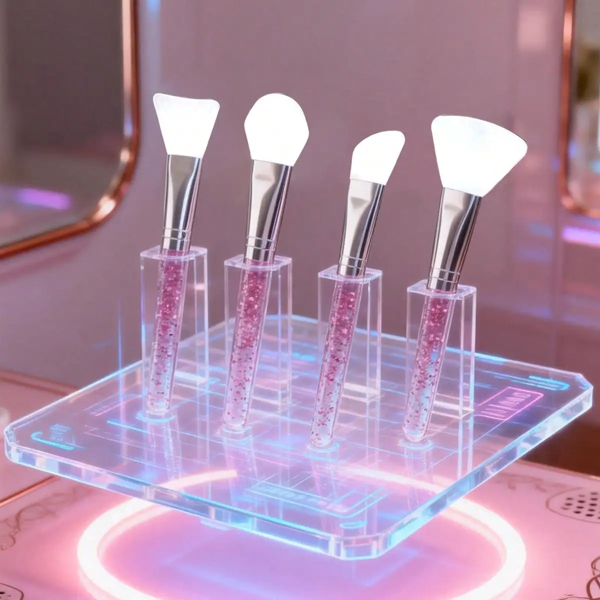 4-piece silicone facial mask brush set, perfect for applying mud, clay and charcoal masks, as well as the glitter mask brush set
4-piece silicone facial mask brush set, perfect for applying mud, clay and charcoal masks, as well as the glitter mask brush set