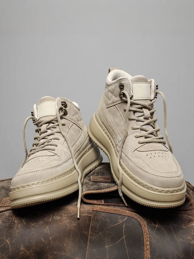 Men's High-Top Winter Boots Fleece-Lined Warm Cotton Shoes Anti-Cold Work Boots Anti-Slip Workwear Labor Protection Shoes
Men's High-Top Winter Boots Fleece-Lined Warm Cotton Shoes Anti-Cold Work Boots Anti-Slip Workwear Labor Protection Shoes
