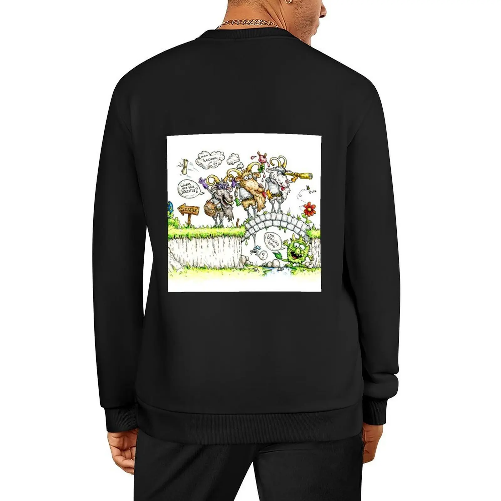 The King’s Biscuits - Billy Goats Gruff Pullover men clothing korean clothes anime clothes blouse anime sweatshirt 
The King’s Biscuits - Billy Goats Gruff Pullover men clothing korean clothes anime clothes blouse anime sweatshirt