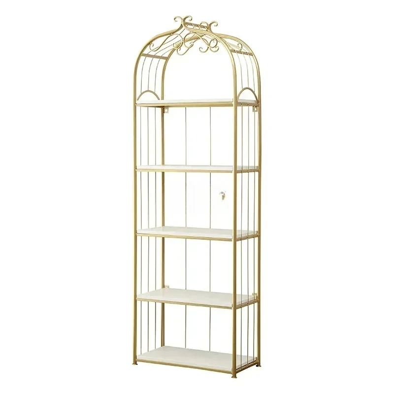 Стеллаж для хранения, стеллаж для хранения в гостиной из золотого железа, многослойная перегородка от пола до потолка, книжная полка, легкая роскошь
Стеллаж для хранения, стеллаж для хранения в гостиной из золотого железа, многослойная перегородка от пола до потолка, книжная полка, легкая роскошь