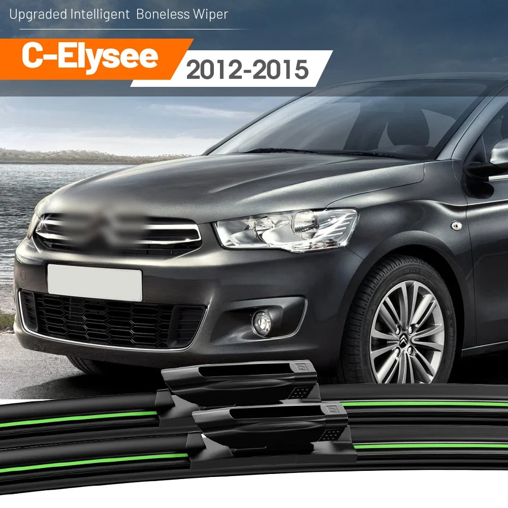 2pcs For Citroen C-Elysee 2012-2015 Front Windshield Wiper Blades 2013 2014 Windscreen Window Accessories
2pcs For Citroen C-Elysee 2012-2015 Front Windshield Wiper Blades 2013 2014 Windscreen Window Accessories