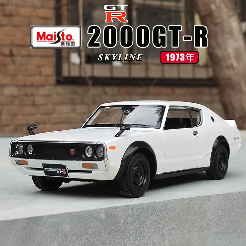 Модель спортивного автомобиля Maisto 1:24 1973 Nissan Skyline 2000, металлическая игрушка, Классическая модель автомобиля, имитация детских подарков
Модель спортивного автомобиля Maisto 1:24 1973 Nissan Skyline 2000, металлическая игрушка, Классическая модель автомобиля, имитация детских подарков