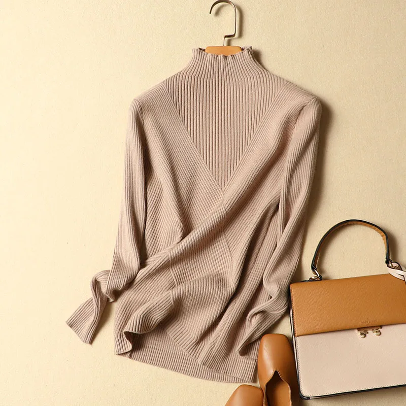 New Winter Turtleneck Women Sweater And Pullovers Soft Cashmere Pull Female Thickened Slim Knitted Women Knitwear Tops
New Winter Turtleneck Women Sweater And Pullovers Soft Cashmere Pull Female Thickened Slim Knitted Women Knitwear Tops