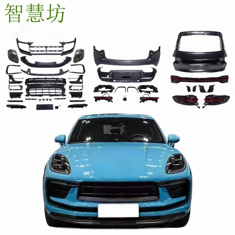 Suitable for Porsche Macan 2014-2017 old to new 95B.2 2021 front and rear bumper body kit
Suitable for Porsche Macan 2014-2017 old to new 95B.2 2021 front and rear bumper body kit