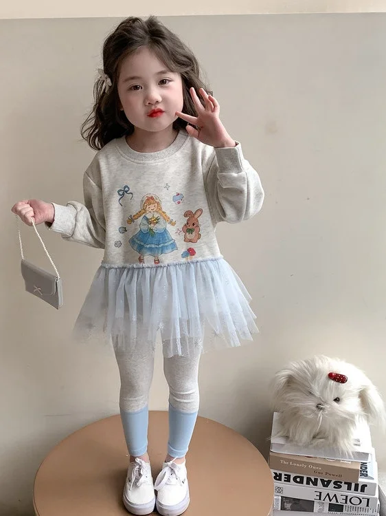 Faionable Cartoon Me Sweatirt Set for Girls Spring Season Two-Piece Suite Cute Baby Clothes Sli Bot Pants
Faionable Cartoon Me Sweatirt Set for Girls Spring Season Two-Piece Suite Cute Baby Clothes Sli Bot Pants