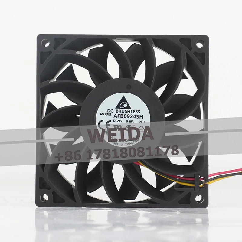 Delta 24V 0.50A High-end Inverter 90X90X25MM High air Volume Bearing Welder AFB0924SH-L903 Cooling Fan
Delta 24V 0.50A High-end Inverter 90X90X25MM High air Volume Bearing Welder AFB0924SH-L903 Cooling Fan