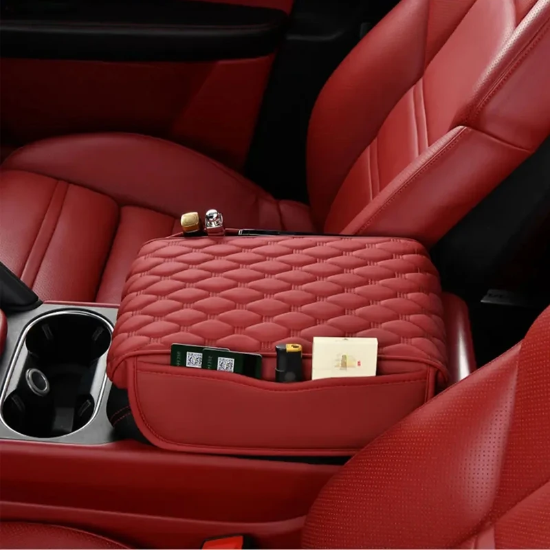 Stylish PU Leather Armrest Storage Bag Cover Pad for Women - Auto Armrest Protection
Stylish PU Leather Armrest Storage Bag Cover Pad for Women - Auto Armrest Protection