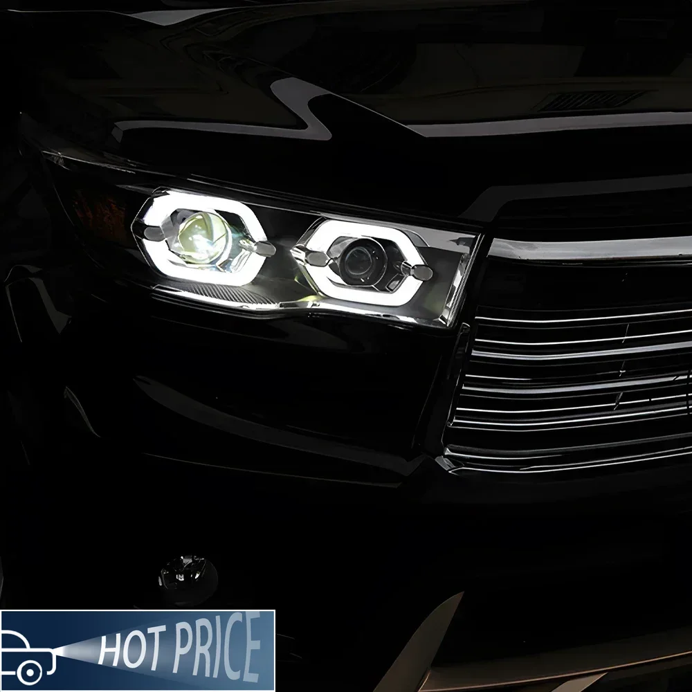 Автомобильный задний фонарь для Toyota Highlander 2015-2017, все новое обновление, светодиодный проектор, две линзы, ангельские глазки, дневные светильники, аксессуары
Автомобильный задний фонарь для Toyota Highlander 2015-2017, все новое обновление, светодиодный проектор, две линзы, ангельские глазки, дневные светильники, аксессуары