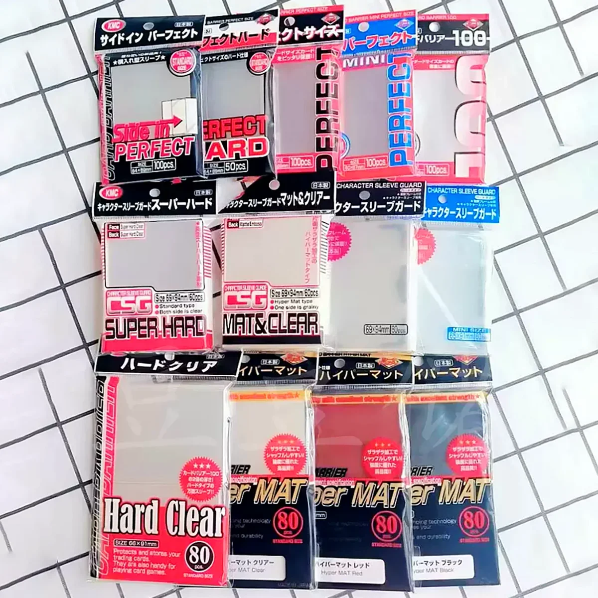 KMC-Card-Sleeves Japan Board Games Barrier Protector Golden Silver Frame Trading Cards Cover Perfect Fit Standard Clear Sleeve
KMC-Card-Sleeves Japan Board Games Barrier Protector Golden Silver Frame Trading Cards Cover Perfect Fit Standard Clear Sleeve