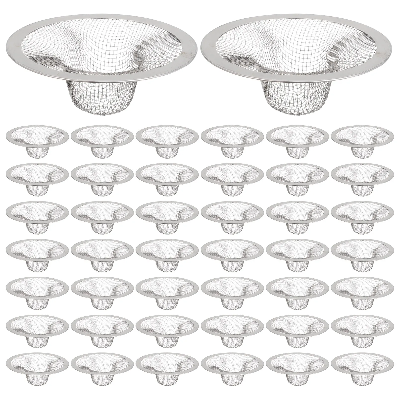 12Pcs Stainless Steel Drain Strainer Round Hair Catcher Mesh Sink Cover Kitchen Bathroom Shower Drain Filter Tub Bathtub
12Pcs Stainless Steel Drain Strainer Round Hair Catcher Mesh Sink Cover Kitchen Bathroom Shower Drain Filter Tub Bathtub