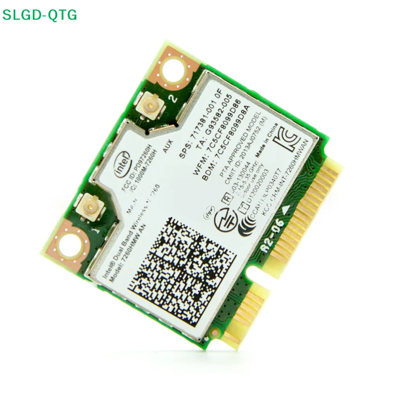 НОВИНКА! 1 шт. Мини-сетевая карта PCI-E с поддержкой двух диапазонов частот 2.4G/5Ghz, 7260 7260HMW, Bluetooth 4.0, 802.11a/b/g/n
НОВИНКА! 1 шт. Мини-сетевая карта PCI-E с поддержкой двух диапазонов частот 2.4G/5Ghz, 7260 7260HMW, Bluetooth 4.0, 802.11a/b/g/n