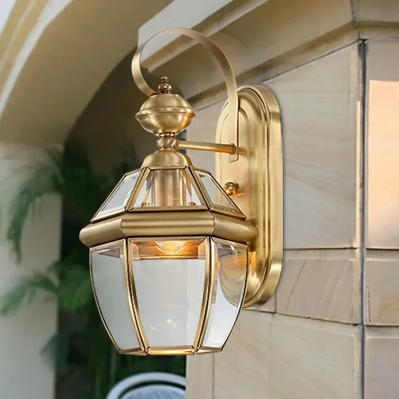 Outdoor Wall Light Waterproof European Style All Copper Balcony Wall Light Corridor Courtyard Outdoor Lighting Wall Decor
Outdoor Wall Light Waterproof European Style All Copper Balcony Wall Light Corridor Courtyard Outdoor Lighting Wall Decor