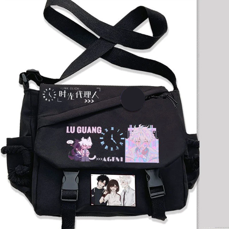 Black White, Link Click, Student Kids Teens, Anime Messenger Crossbody Large Capacity Shoulder Bags for School Girls Boys
Black White, Link Click, Student Kids Teens, Anime Messenger Crossbody Large Capacity Shoulder Bags for School Girls Boys