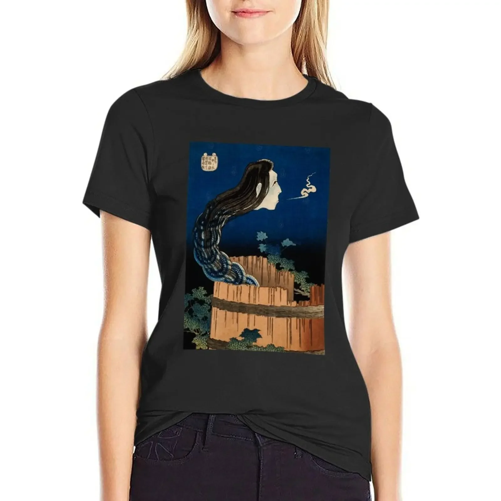 Hokusai Ghost - Okiku - Scary Japanese Demon - Halloween T-shirt female summer top workout shirts for Women
Hokusai Ghost - Okiku - Scary Japanese Demon - Halloween T-shirt female summer top workout shirts for Women