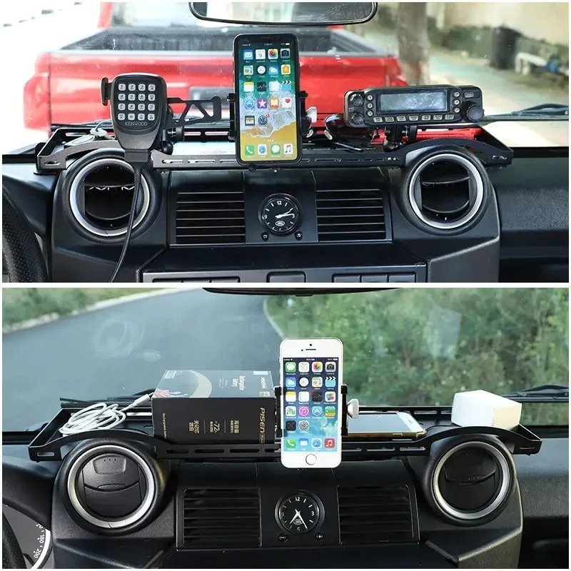 Car Mobile Phone Holder GPS Bracket Dashboard Multifunctional Storage Frame Car Accessories For Land Rover Defender 90 110 130
Car Mobile Phone Holder GPS Bracket Dashboard Multifunctional Storage Frame Car Accessories For Land Rover Defender 90 110 130