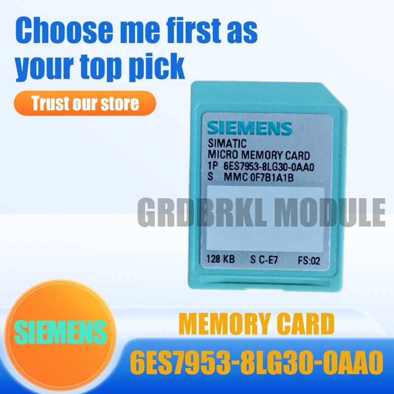 Brand New Original SIEMENS 6ES7953-8LG30-0AA0 6ES7 953-8LG30-0AA0 128 KB Memory Card
Brand New Original SIEMENS 6ES7953-8LG30-0AA0 6ES7 953-8LG30-0AA0 128 KB Memory Card