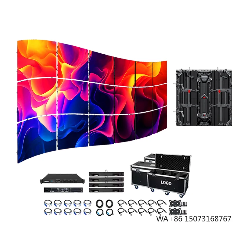 Curved Splicing LED Rental Display Flexible Panel 700cd 4500cd Brightness 5 Year Warranty for Events Creative Visual Background
Curved Splicing LED Rental Display Flexible Panel 700cd 4500cd Brightness 5 Year Warranty for Events Creative Visual Background
