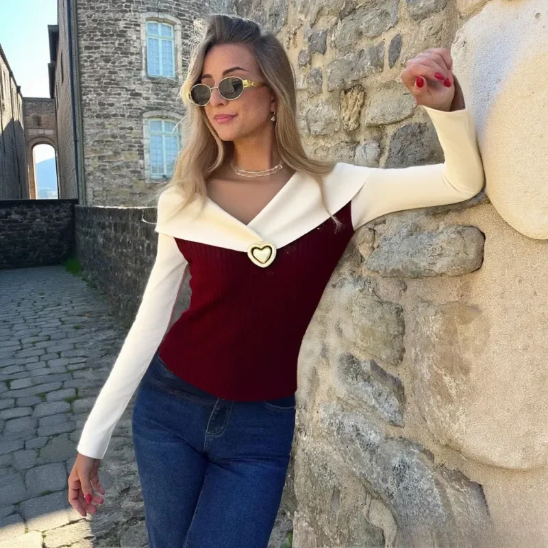 Korean New Solid Color Slim Fit Elegant Women's Knitted Pullover Tops Autumn and Winter Fashion Long Sleeved Chic Lady Sweater
Korean New Solid Color Slim Fit Elegant Women's Knitted Pullover Tops Autumn and Winter Fashion Long Sleeved Chic Lady Sweater