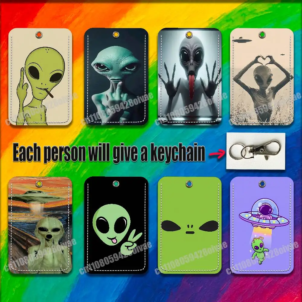 Funny Space UFO Alien Thing For ID Clips Credit Bank Work Card Holder Case Badge Bag Ornament Key Keychain
Funny Space UFO Alien Thing For ID Clips Credit Bank Work Card Holder Case Badge Bag Ornament Key Keychain