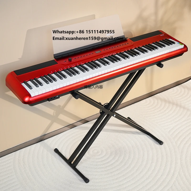 MAYGA MP-100 Model X-Stand Electric Piano, 88 Keys Portable Professional Digital Piano Weighted Keyboard for Kids
MAYGA MP-100 Model X-Stand Electric Piano, 88 Keys Portable Professional Digital Piano Weighted Keyboard for Kids