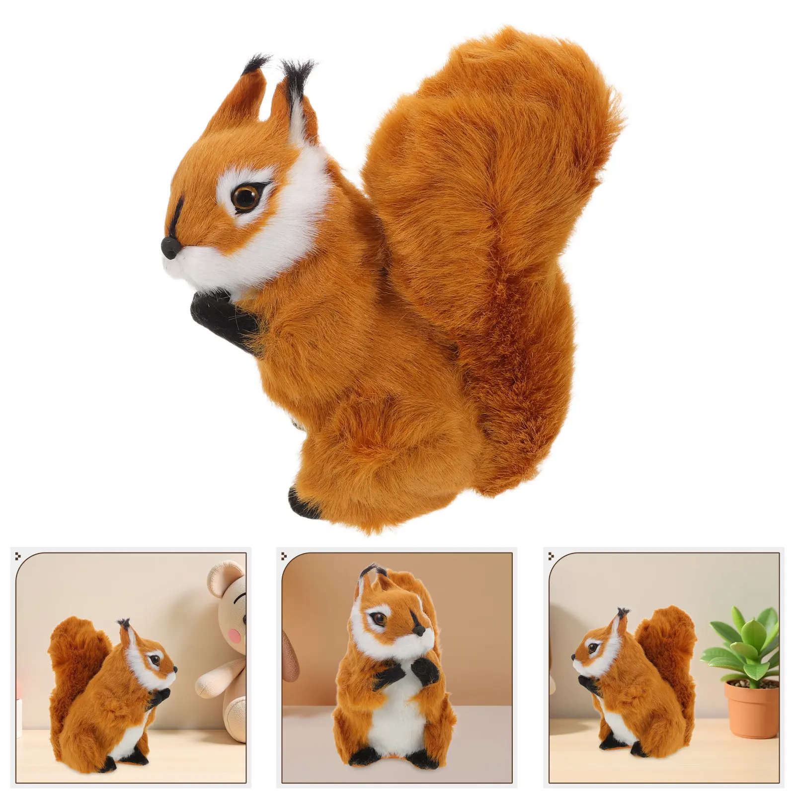 Simulation Squirrel Soft Animal Realistic Cute Stuffed Comfort Companion for Kids Room Home Office Decoration Natural Vibe
Simulation Squirrel Soft Animal Realistic Cute Stuffed Comfort Companion for Kids Room Home Office Decoration Natural Vibe