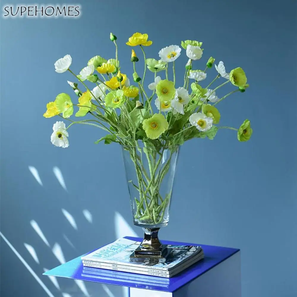 Color Bridal Gorgeous Realistic Flocking Stem Elegant Artificial Papaver Rhoeas Faux Bouquet Silk Plants Fake Poppies Flowers
Color Bridal Gorgeous Realistic Flocking Stem Elegant Artificial Papaver Rhoeas Faux Bouquet Silk Plants Fake Poppies Flowers