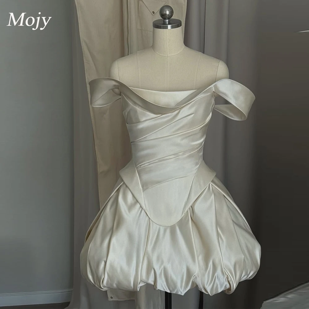 Mojy Mini Wedding Dresses Off the Shoulder Simple Elegant Beach Wedding Party Dresses Special Occasion Dresses
Mojy Mini Wedding Dresses Off the Shoulder Simple Elegant Beach Wedding Party Dresses Special Occasion Dresses
