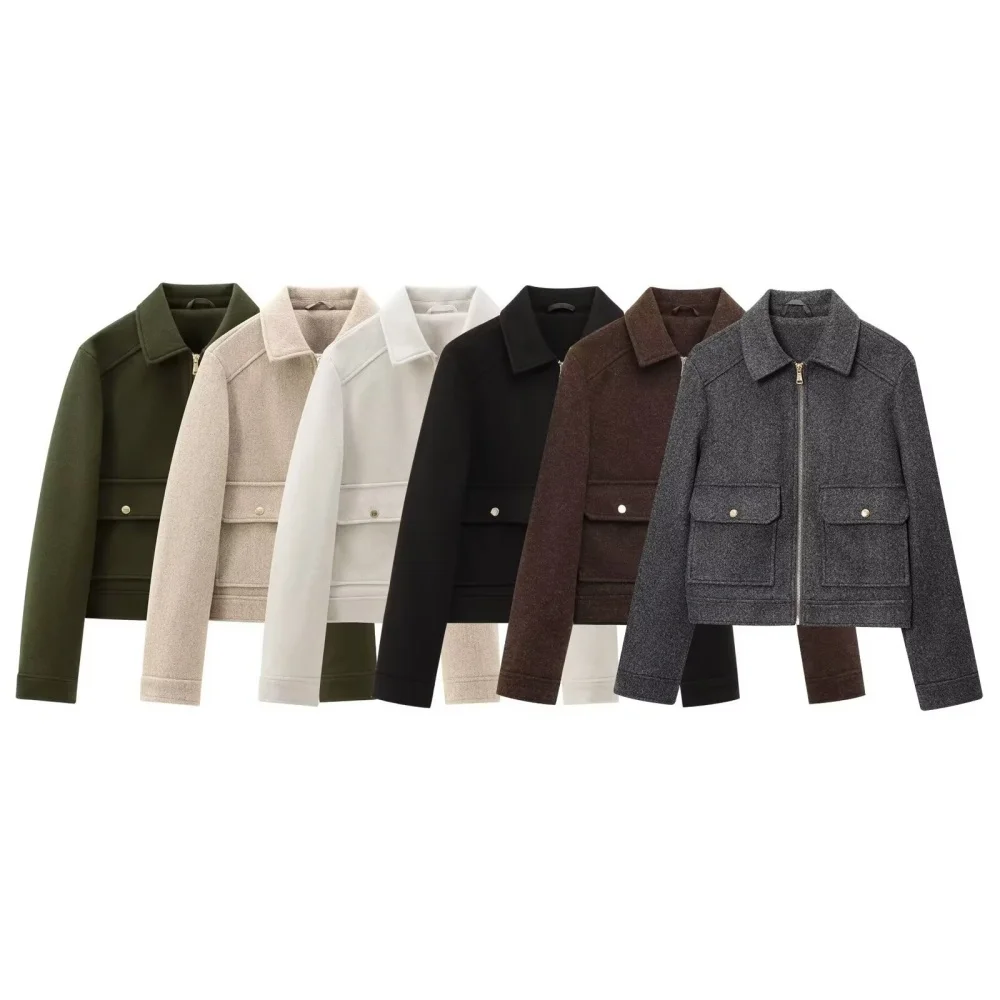 UNIZERA Women's Spring/Summer New Product Casual Women's Zipper Decoration Jacket Flip Collar Decoration
UNIZERA Women's Spring/Summer New Product Casual Women's Zipper Decoration Jacket Flip Collar Decoration