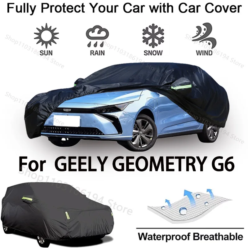 Full Car Cover For Geely Geometry G6 Outdoor Protective Gear-Snowproof,Sunshield,Waterproof and Dustproof Automobile Accessories
Full Car Cover For Geely Geometry G6 Outdoor Protective Gear-Snowproof,Sunshield,Waterproof and Dustproof Automobile Accessories