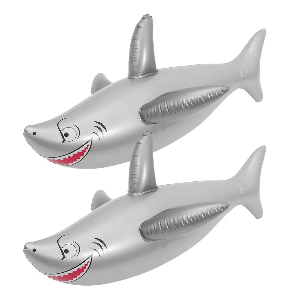 2Pcs Inflatable Shark Toy Large Pool Dolphin Grey Floating Decorations Ocean Theme Parties Child PVC Leakproof Fun
2Pcs Inflatable Shark Toy Large Pool Dolphin Grey Floating Decorations Ocean Theme Parties Child PVC Leakproof Fun