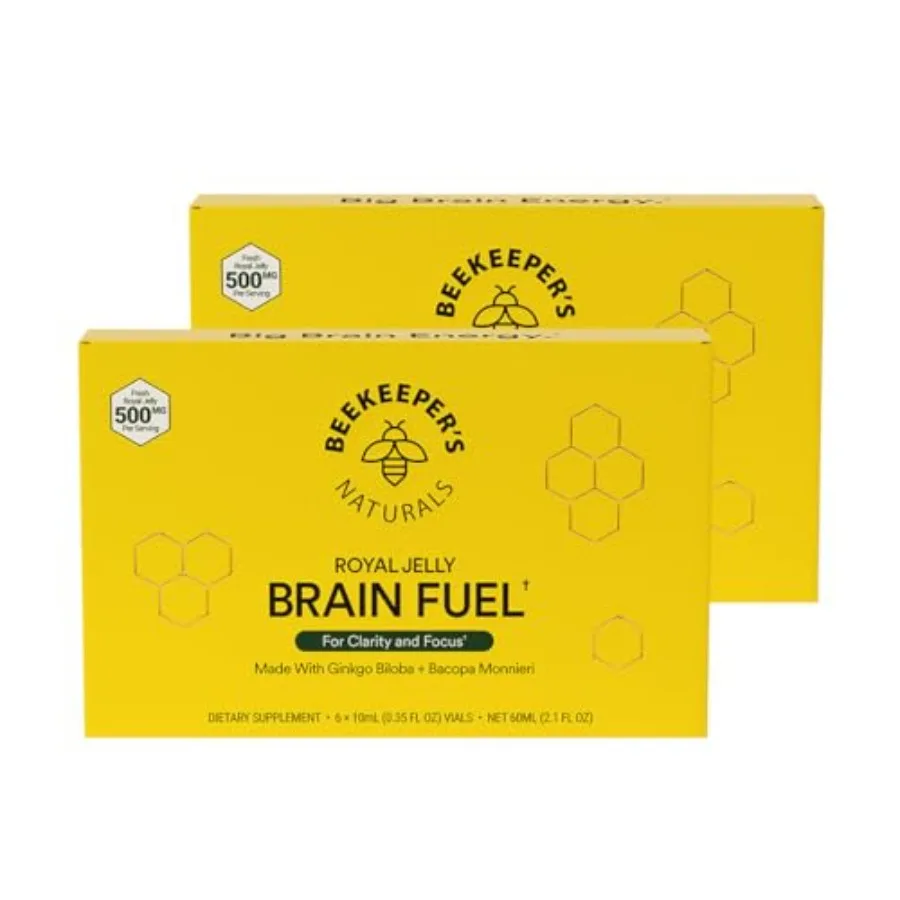 B.LXR Brain Fuel - Memory Focus and Clarity Formula Supports Productivity Royal Jelly Ginkgo Biloba Bacopa Monnieri Keto Friend
B.LXR Brain Fuel - Memory Focus and Clarity Formula Supports Productivity Royal Jelly Ginkgo Biloba Bacopa Monnieri Keto Friend