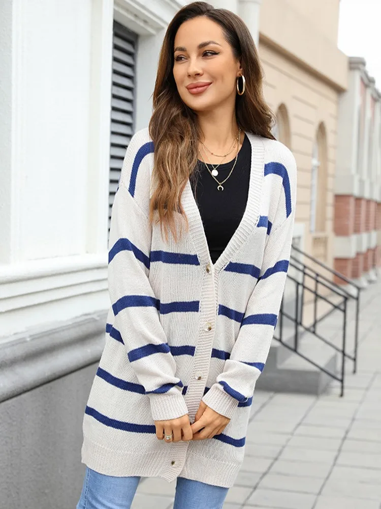 Women Knit Cardigan Sweater Coat 2025 Autumn Winter Long Sleeve V Neck Print Button Down Top Knitwear Female Outerwear Jacket
Women Knit Cardigan Sweater Coat 2025 Autumn Winter Long Sleeve V Neck Print Button Down Top Knitwear Female Outerwear Jacket